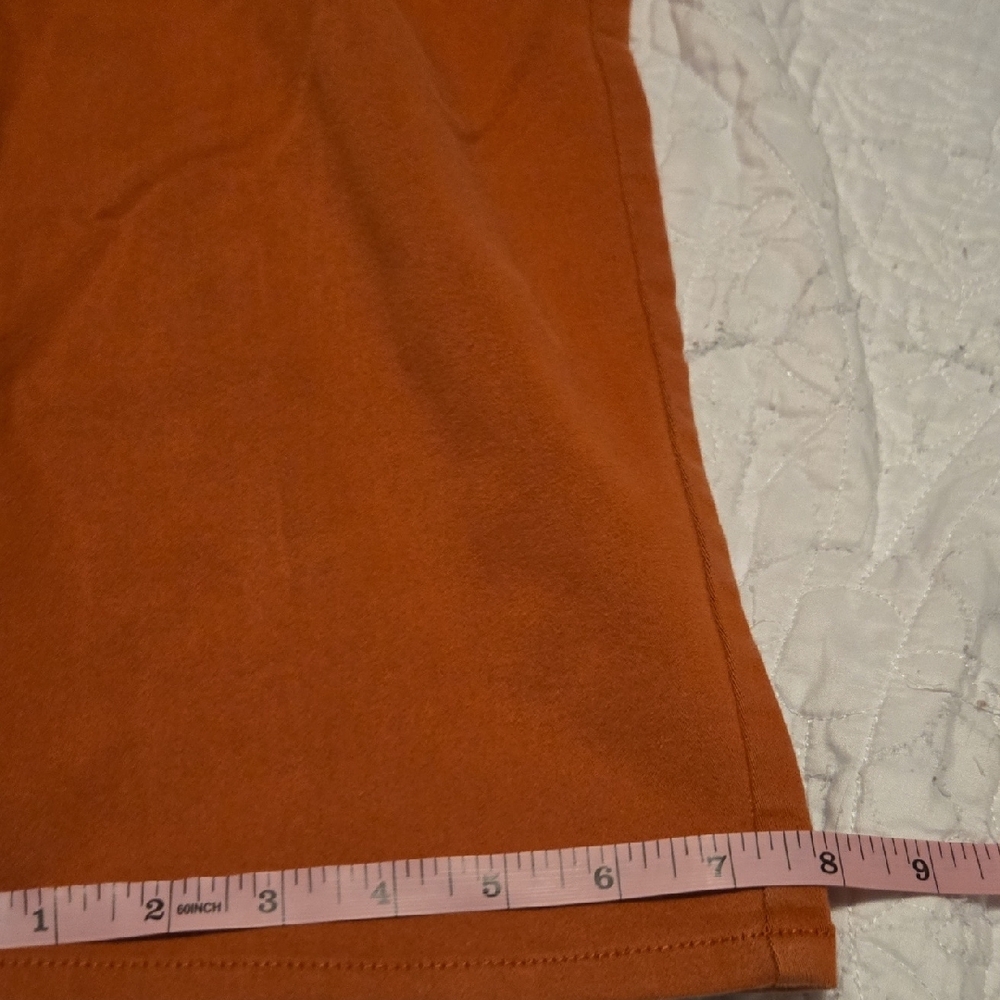 croft & barrow burnt orange capri leggings - Picture 10 of 12